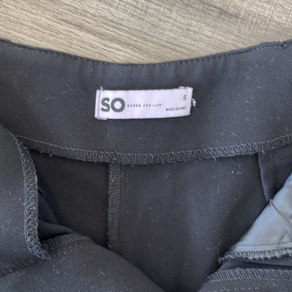 Women's Black wide leg dress pant - Picture 3 of 3